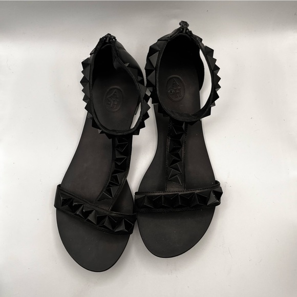 ASH BLACK LEATHER SANDALS - Picture 2 of 13